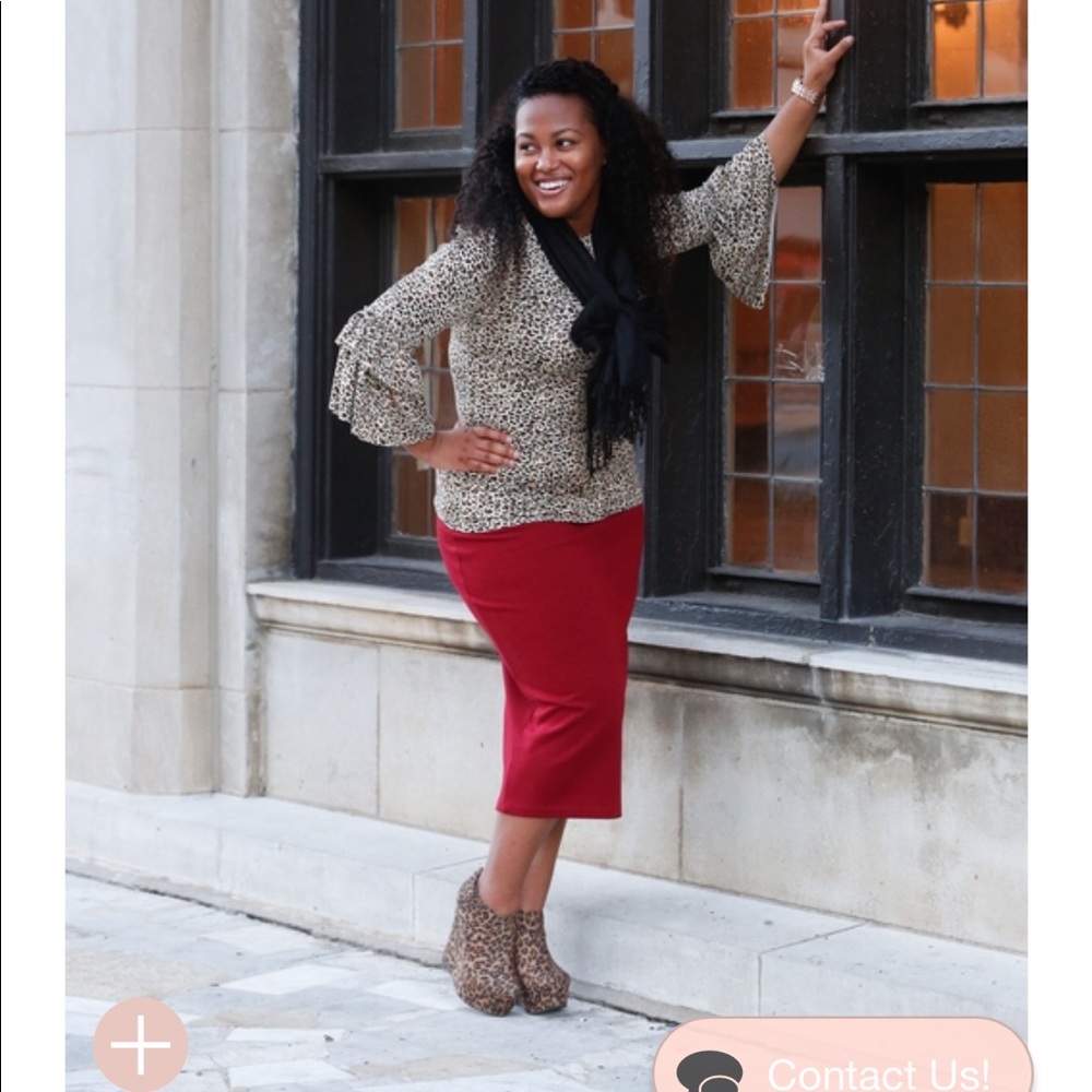 Dainty Jewells leopard layering top